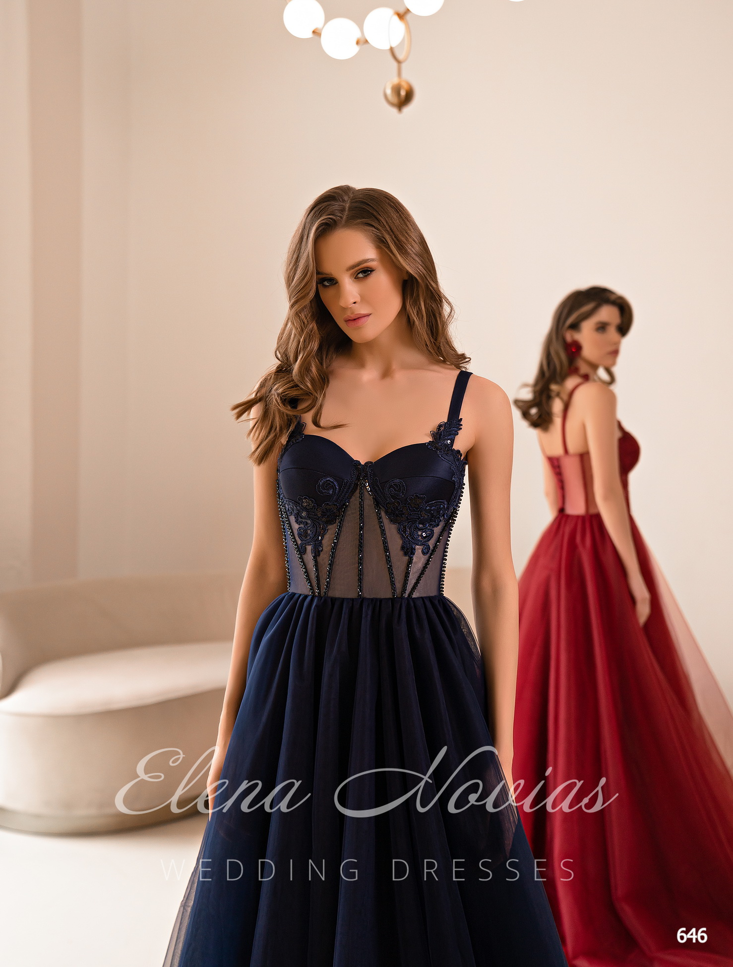 Evening dresses V-646 1